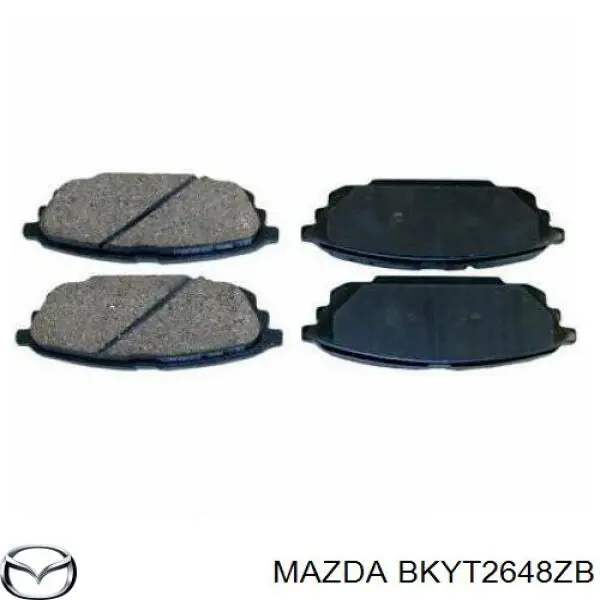 Колодки дисковые  Mazda BKYT2648ZB цена, от 112.56 USD