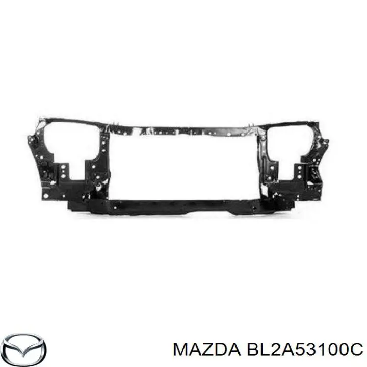 Суппорт радиатора в сборе (монтажная панель крепления фар) на Mazda Protege 4 DOOR