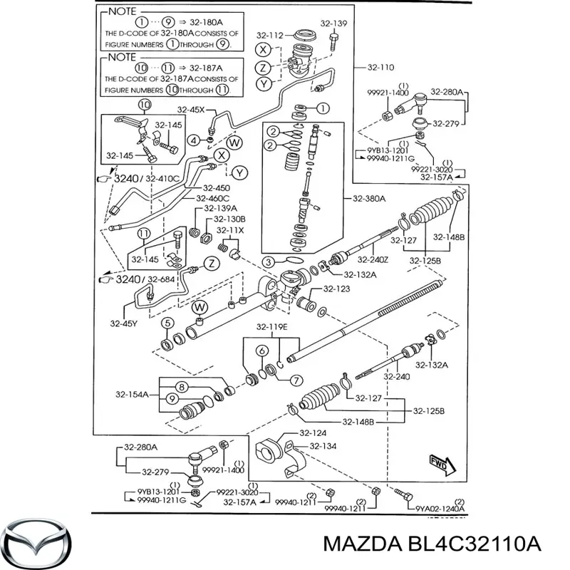 Рулевая рейка MA7202R ASR