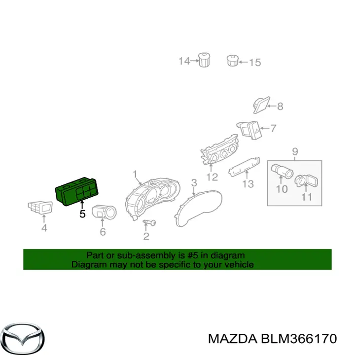 BLM366170 Mazda 