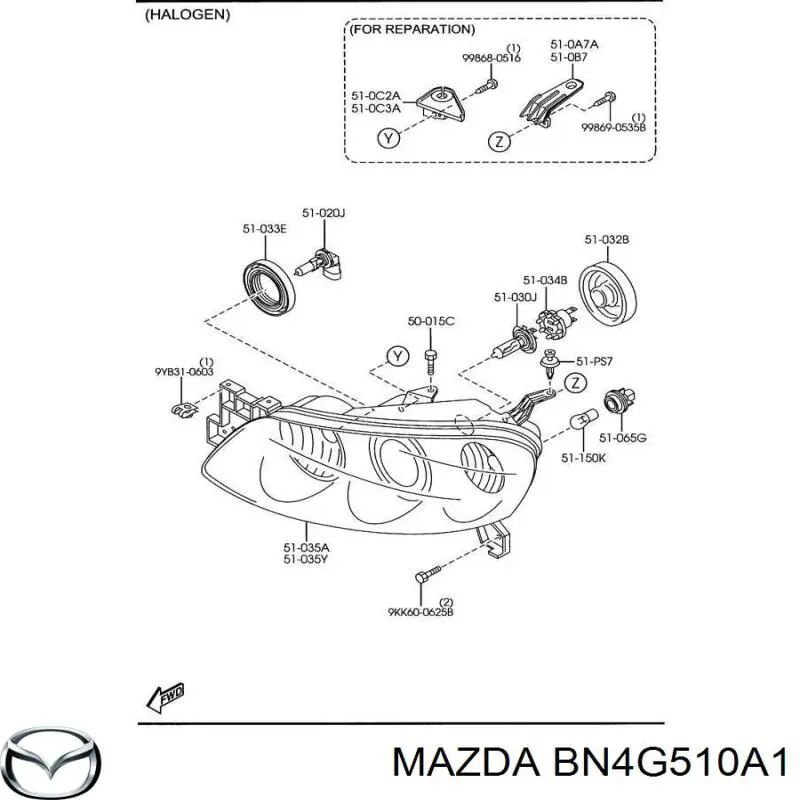 BN4G510A1 Mazda