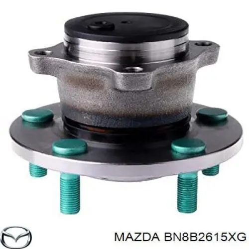 BN8B2615XG Mazda cubo traseiro