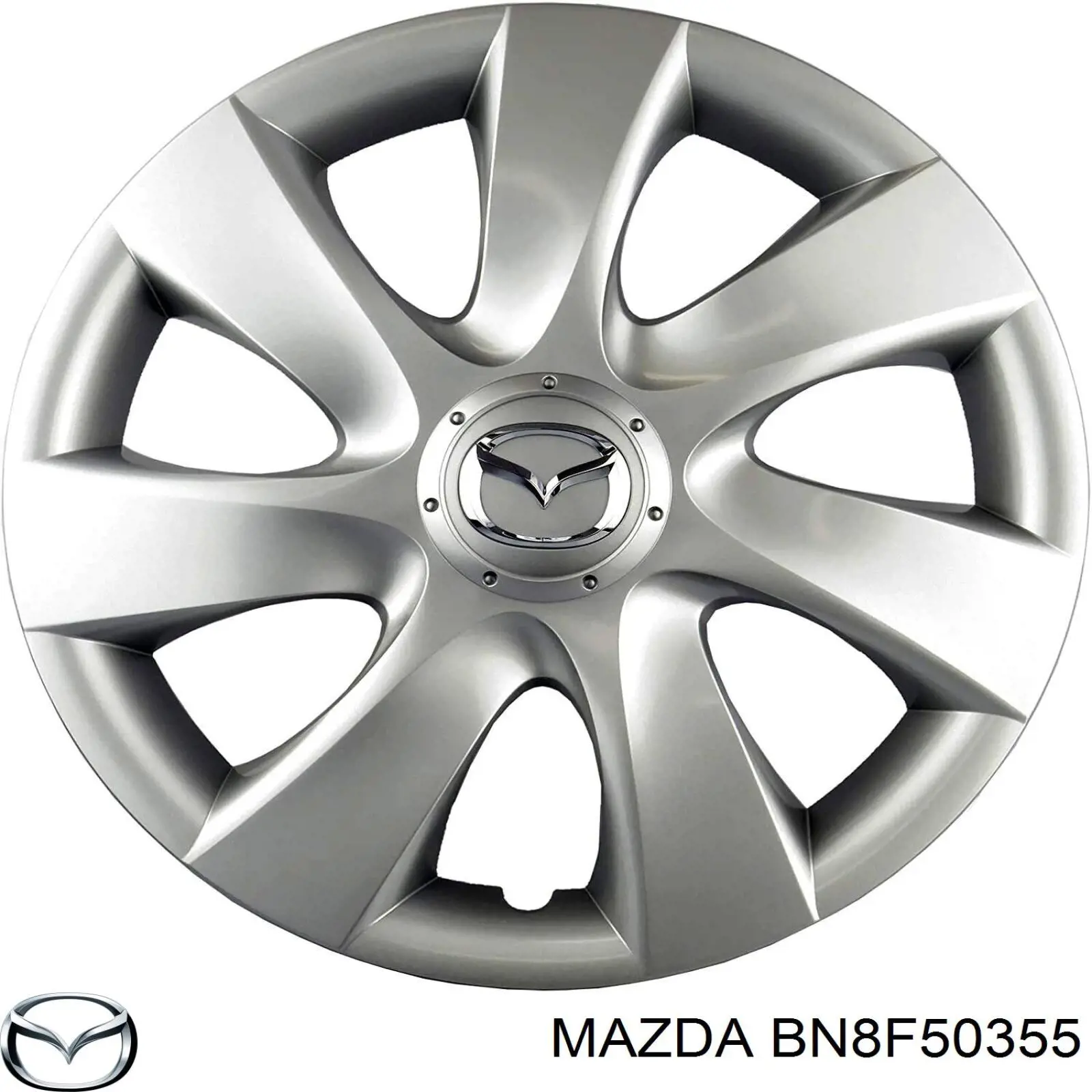 Решетка радиатора BN8F50355 Mazda