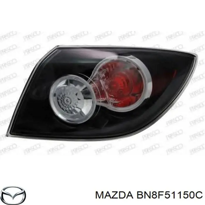 Фонарь задний правый внешний BN8F51150C Mazda