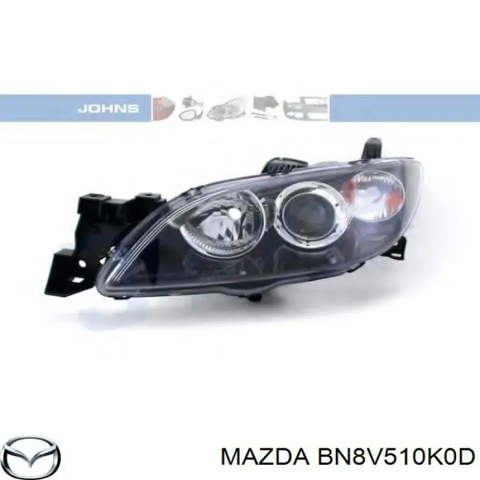 BN8V510K0D Mazda luz direita