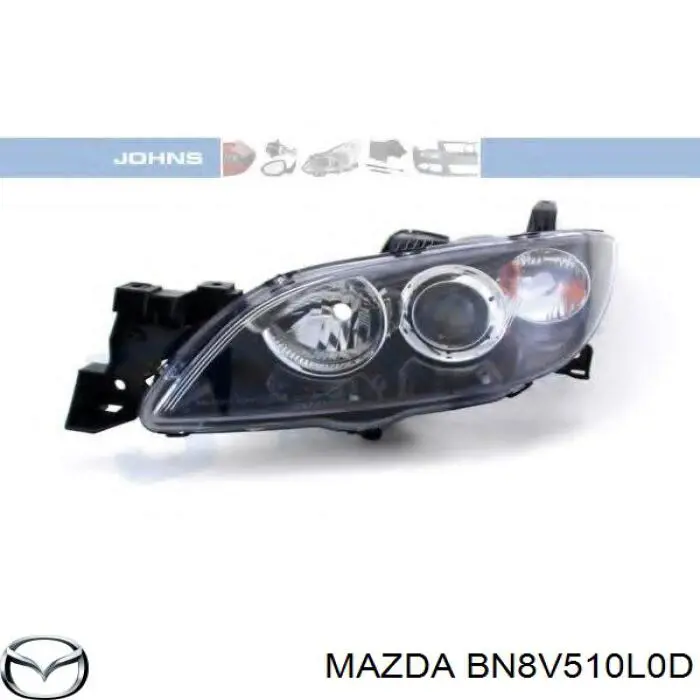BN8V510L0D Mazda luz esquerda
