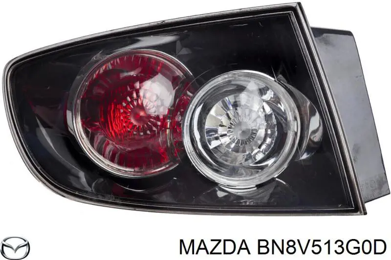 BN8V513G0D Mazda фонарь задний левый внутренний