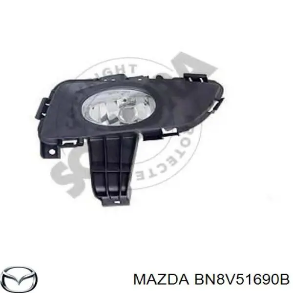 Фара противотуманная, левая Mazda BN8V51690B цена, от 48.51 USD