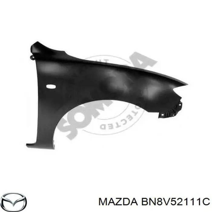 Купить BN8V52111C Mazda Крыло переднее правое