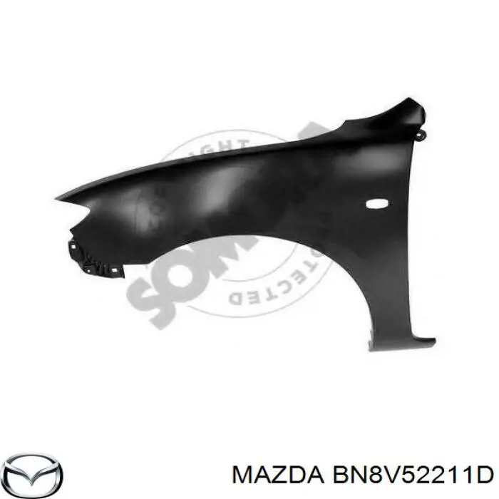 Крыло переднее левое Mazda BN8V52211D цена, от 38.74 USD