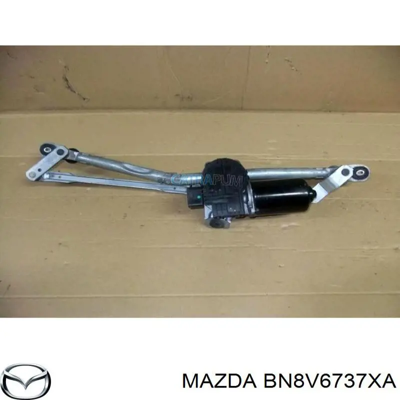 Мотор стеклоочистителя лобового стекла на Mazda 3 BK14