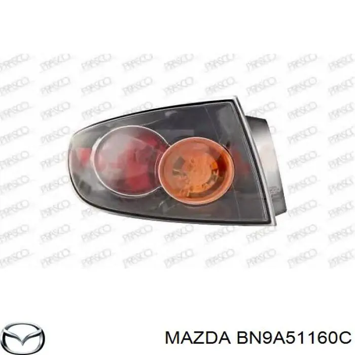 BN9A51160D Mazda фонарь задний левый внешний