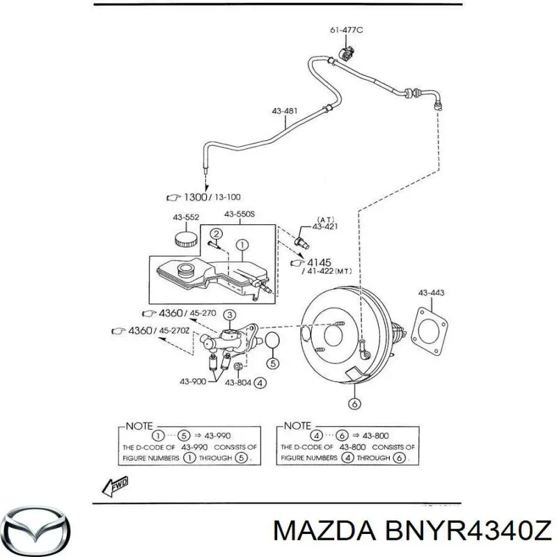  BNYR4340Z Mazda