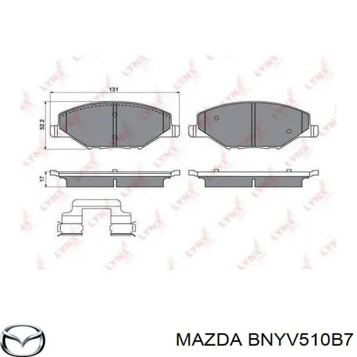  Mazda BNYV510B7 цена, от 11.30 USD