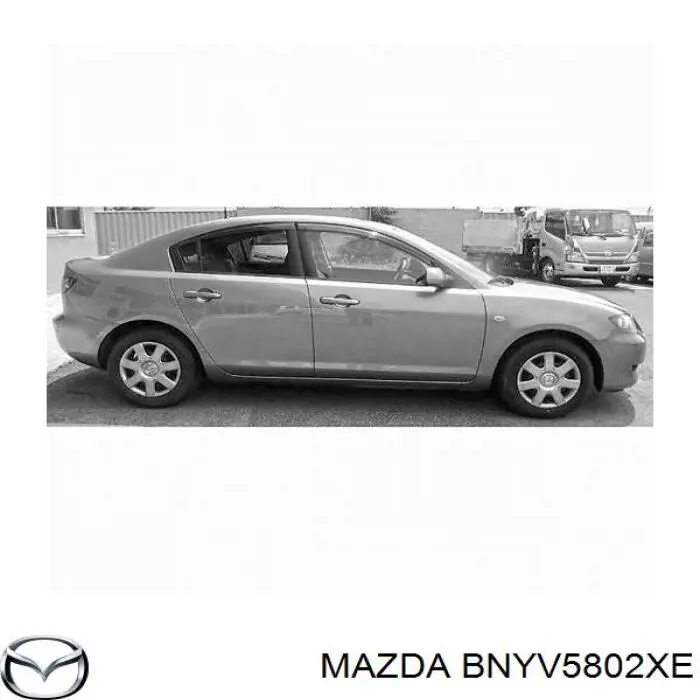 Дверь передняя правая BNYV5802XE Mazda