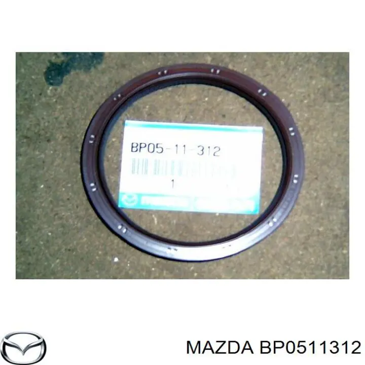 BP0511312 Mazda сальник коленвала двигателя задний