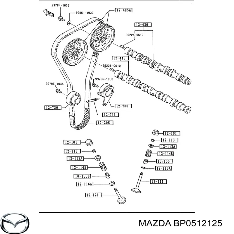 BP0512125 Mazda 
