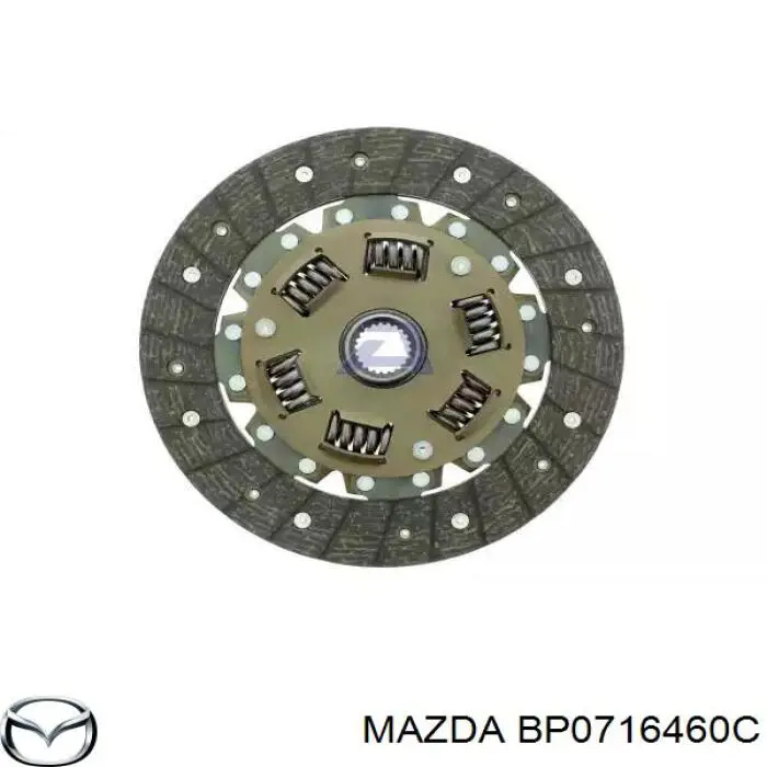 Disco de embrague BP0716460C Mazda