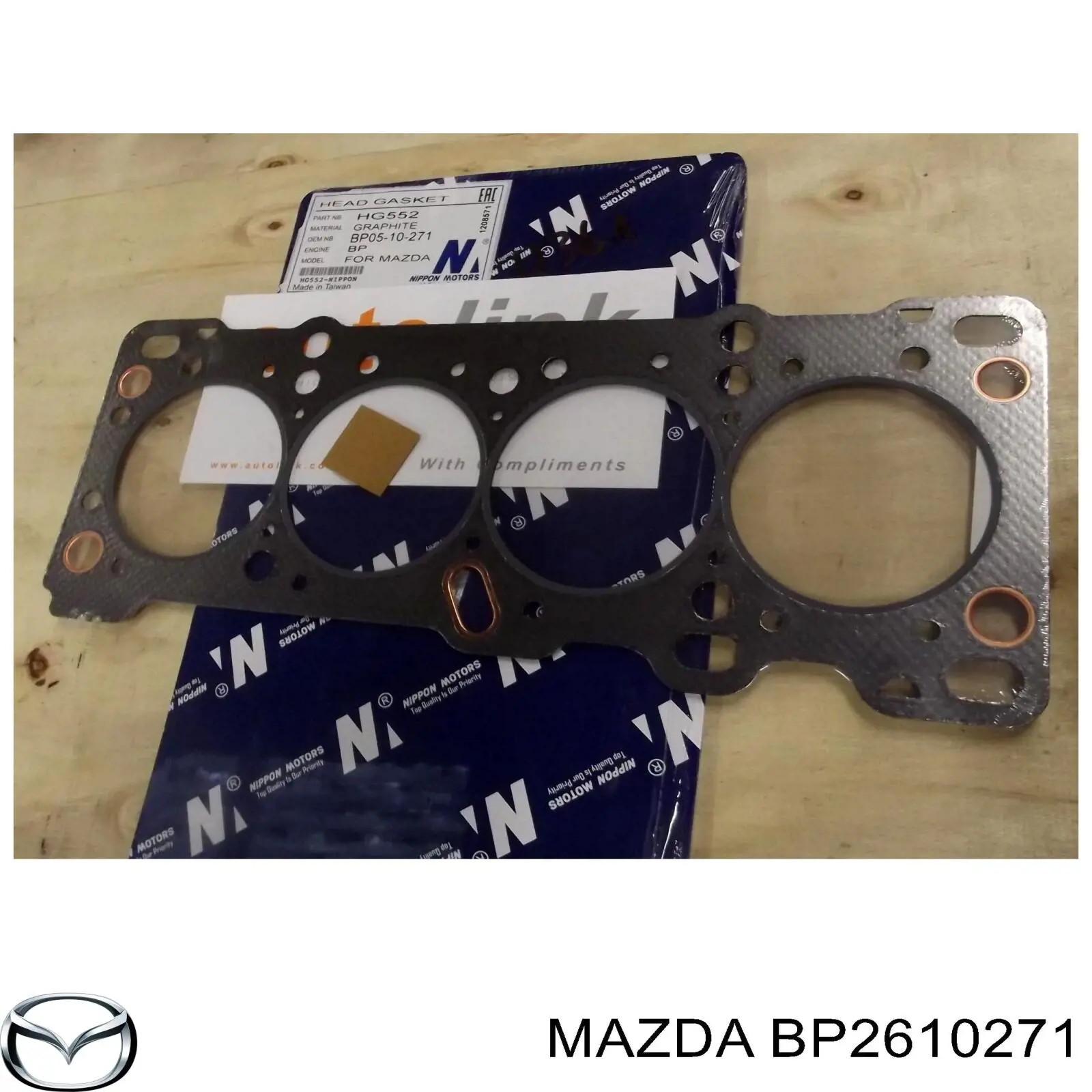 Прокладка ГБЦ Mazda BP2610271 цена, от 35.56 USD