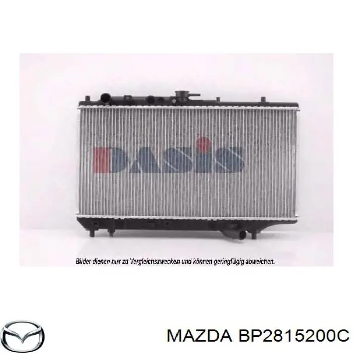 Радиатор охлаждения двигателя Mazda BP2815200B цена, от 162.35 USD