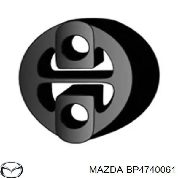 Подушка крепления глушителя Mazda BP4740061