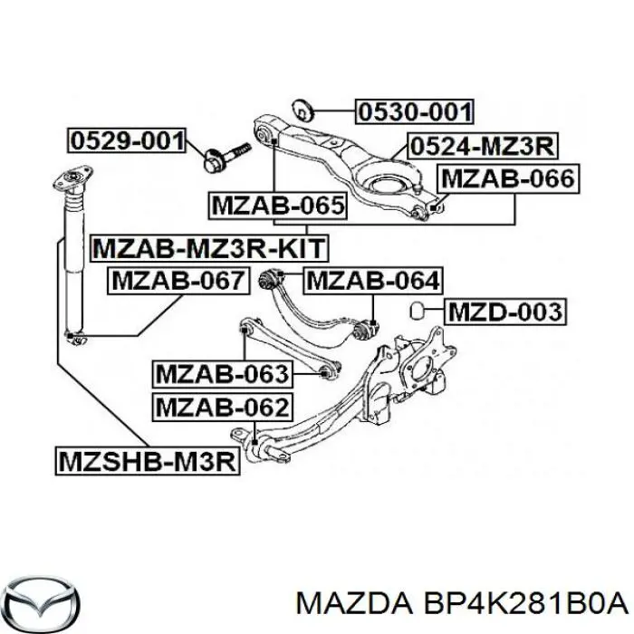 BP4K281B0A Mazda