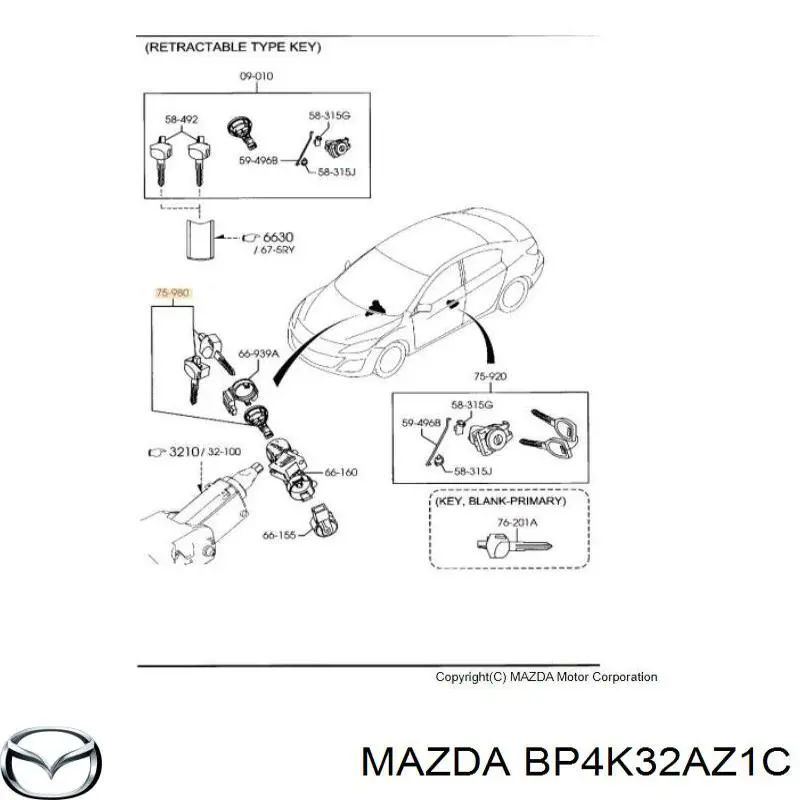  Mazda BP4K32AZ1C цена, от 5.07 USD