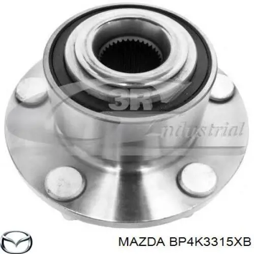 Cubo de rueda delantero BP4K3315XB Mazda