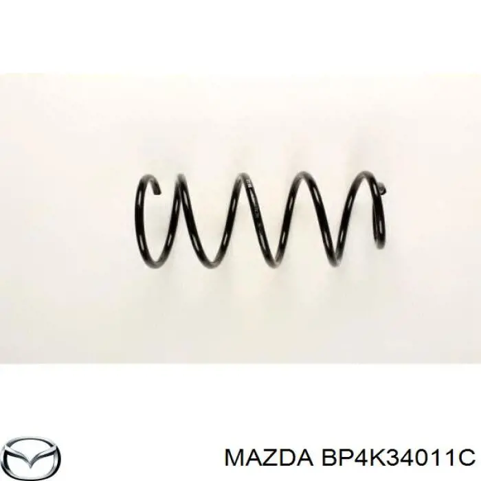 Пружина амортизатора передняя Mazda BP4K34011C цена, от 27.35 USD