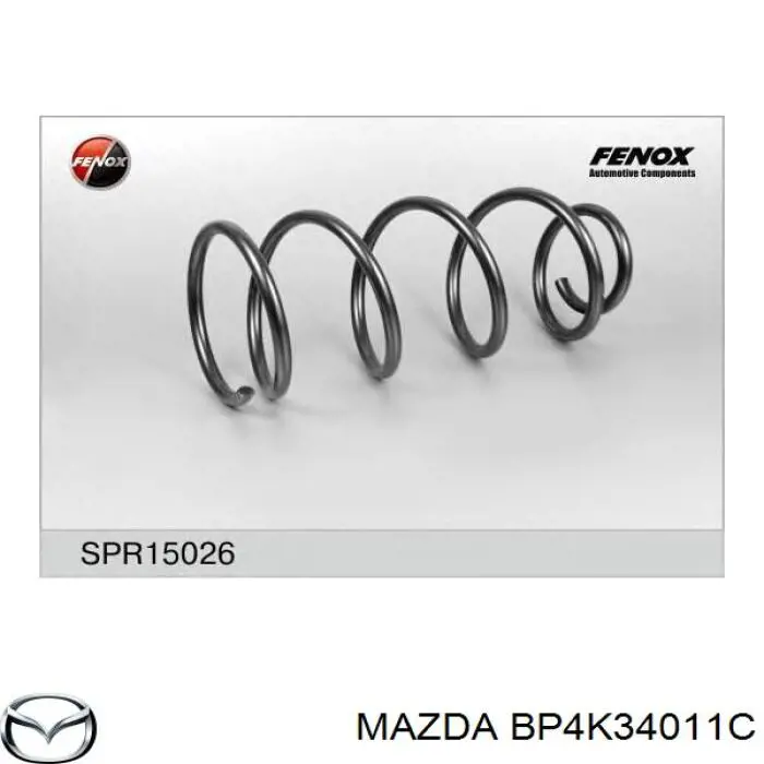 BP4K34011C Mazda Пружина передней подвески