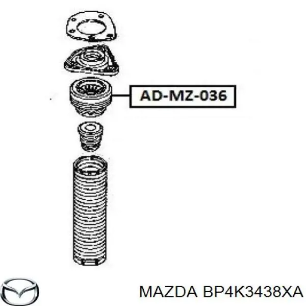 BP4K3438XA Mazda Подшипник верхней опоры