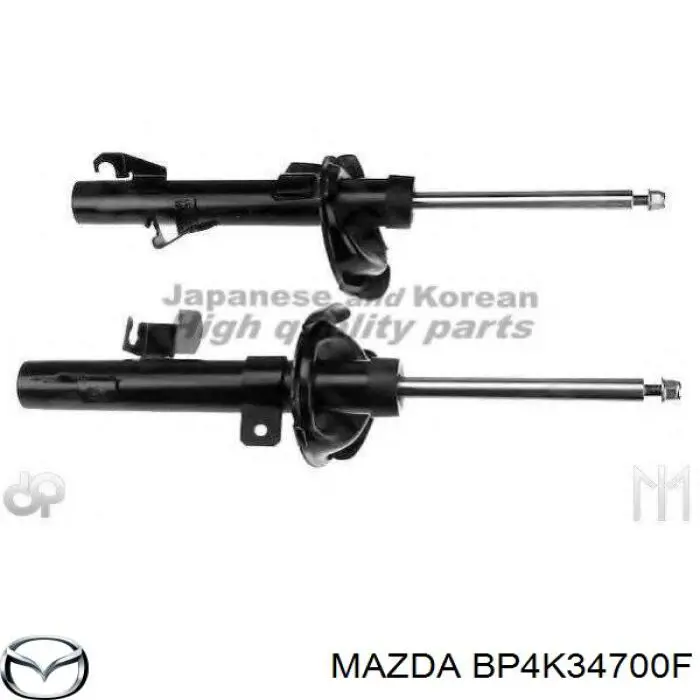 BP4K-34-700F Mazda амортизатор передний правый