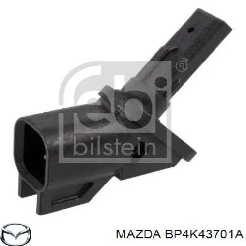 Sensor ABS delantero BP4K43701A Mazda