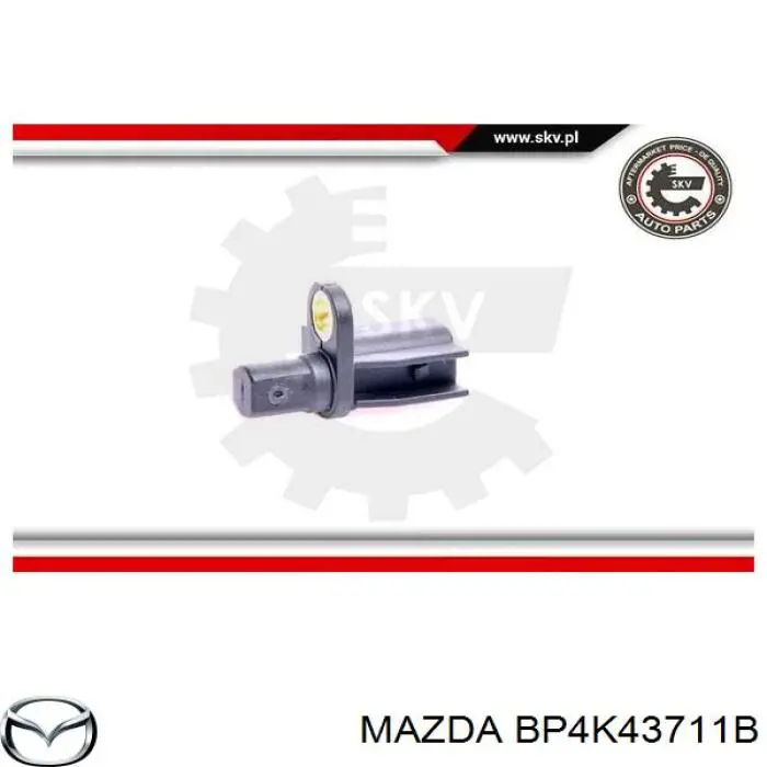 Датчик ABS задний Mazda BP4K43711B