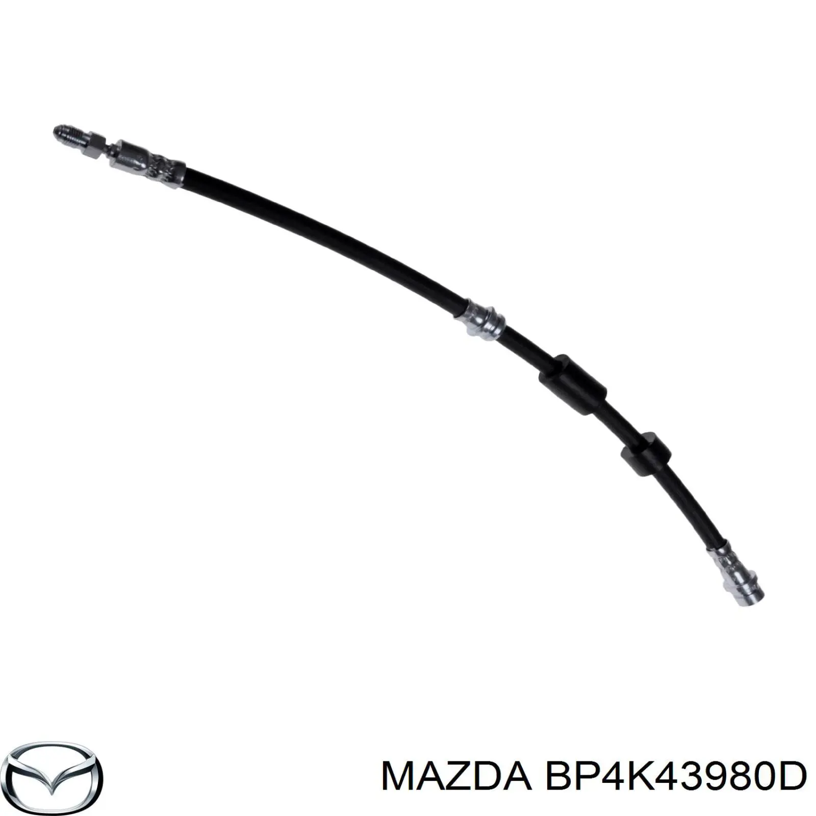 Купить BP4K43980D Mazda Шланг тормозной передний