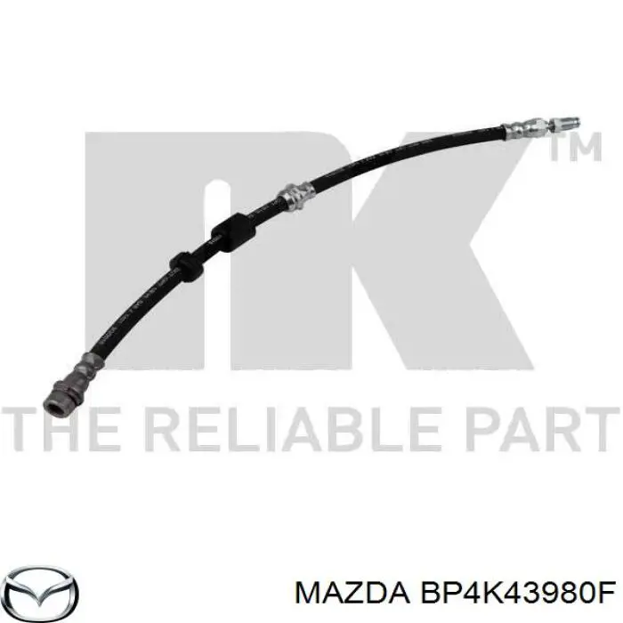 Шланг тормозной передний Mazda BP4K43980F цена, от 12.13 USD