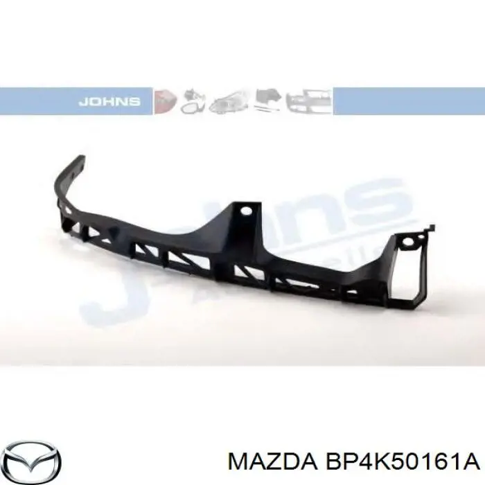 Soporte de guía para parachoques delantero, izquierdo BP4K50161A Mazda