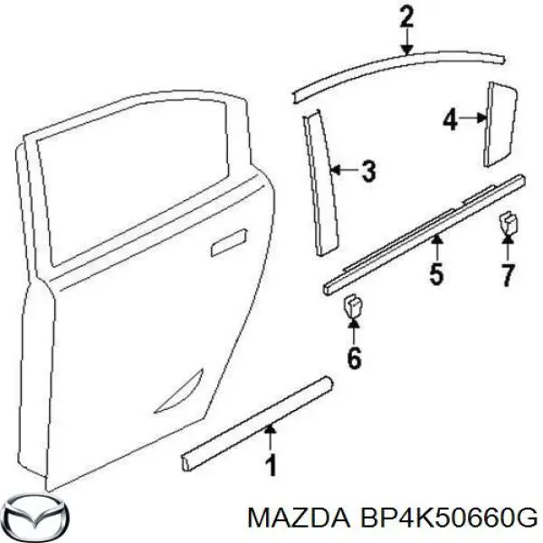  BP4K50660G Mazda