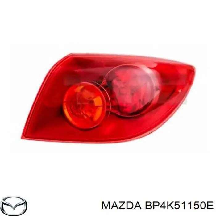Фонарь задний правый внешний Mazda BP4K51150E
