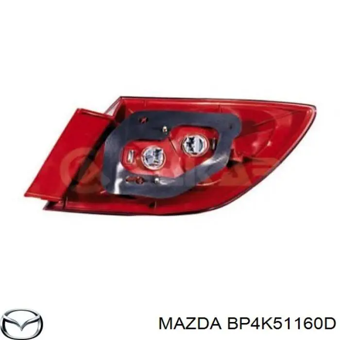 BP4K51160D Mazda фонарь задний левый внешний