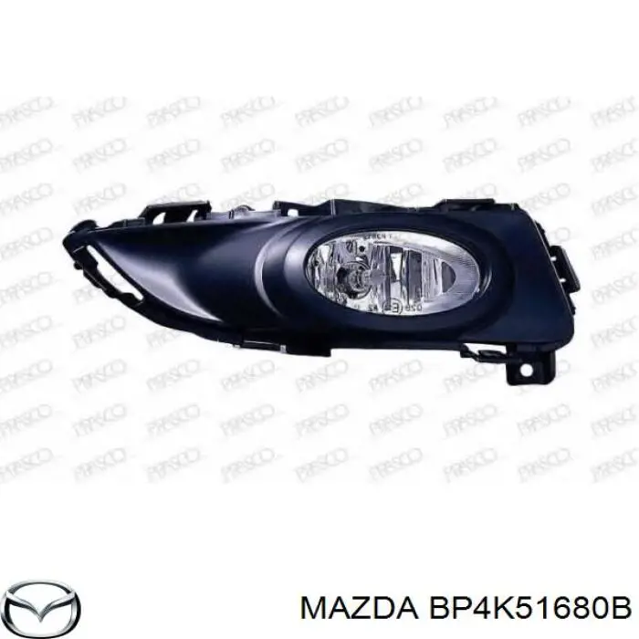 Фара противотуманная, правая Mazda BP4K51680A цена, от 42.69 USD