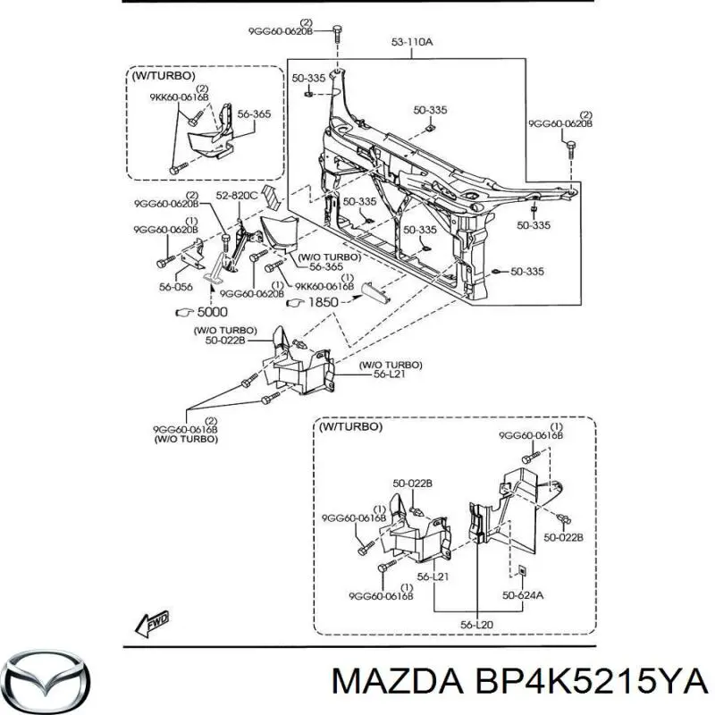  BP4K5215YA Mazda