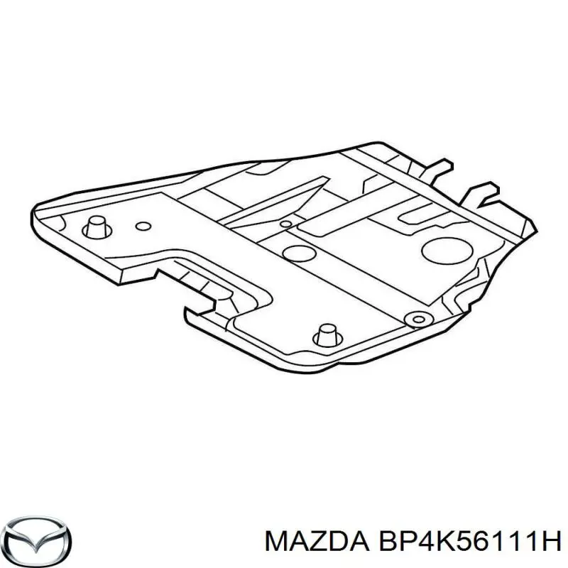 BP4K56111H Mazda Защита картера двигателя