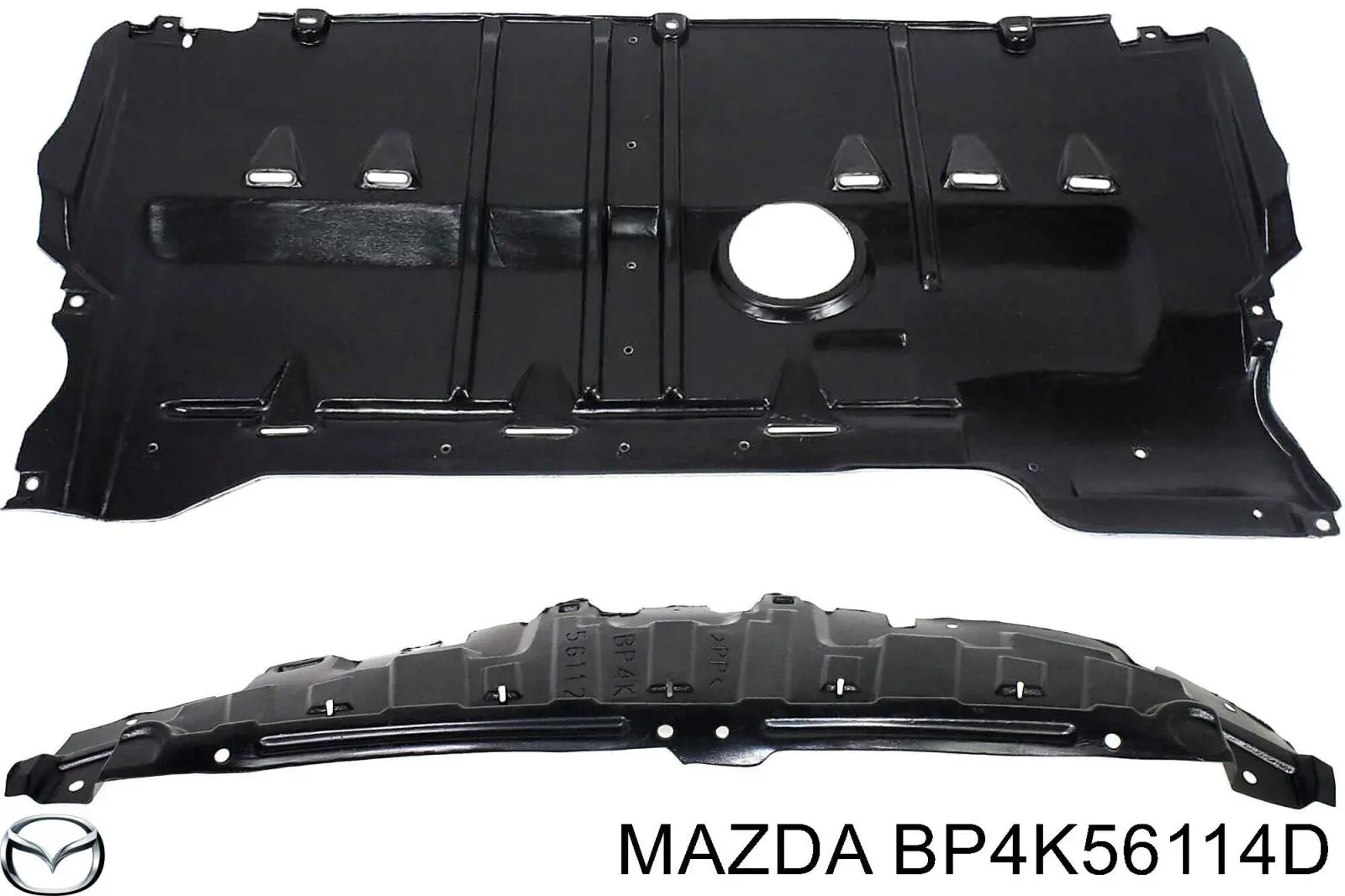 Защита двигателя правая на Mazda 3 BK14