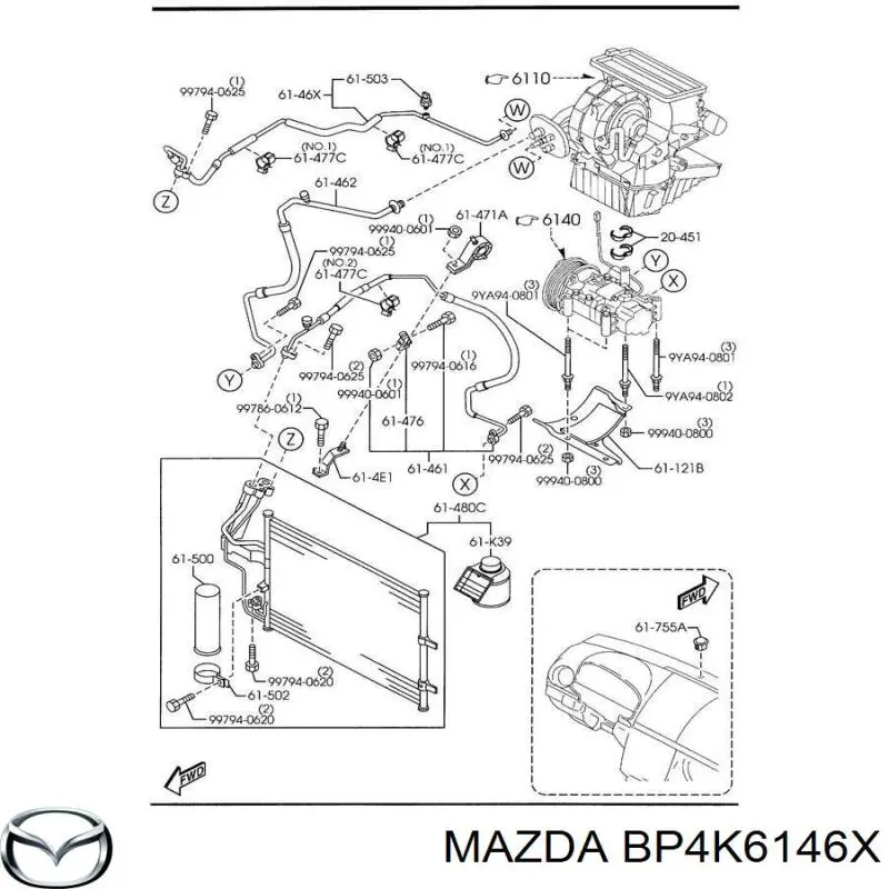  BP4K6146X Mazda