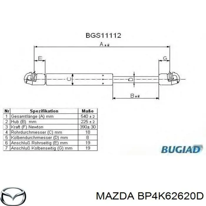 Амортизатор задней двери Ashika ZSA30002 цена, от 10.32 USD