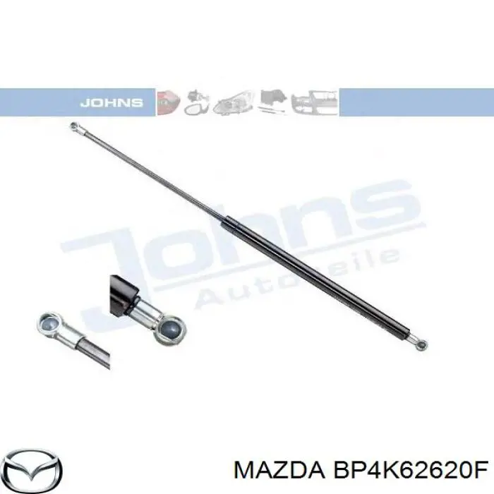 Amortiguador de maletero BP4K62620F Mazda