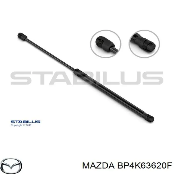 Амортизатор задней двери Mazda BP4K63620F цена, от 4.27 USD