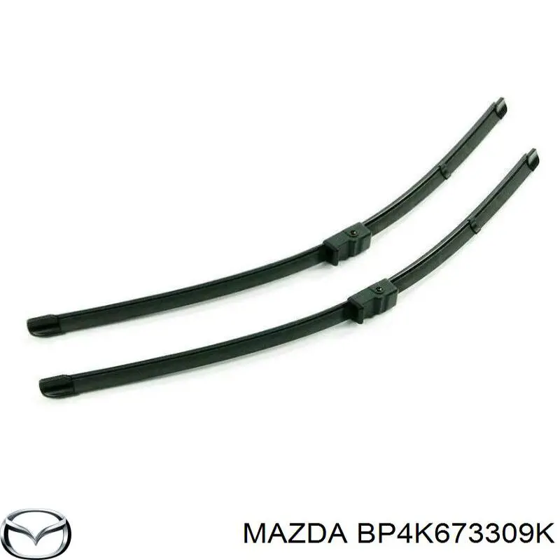 BP4K673309K Mazda limpa-pára-brisas do pára-brisas, kit de 2 un.