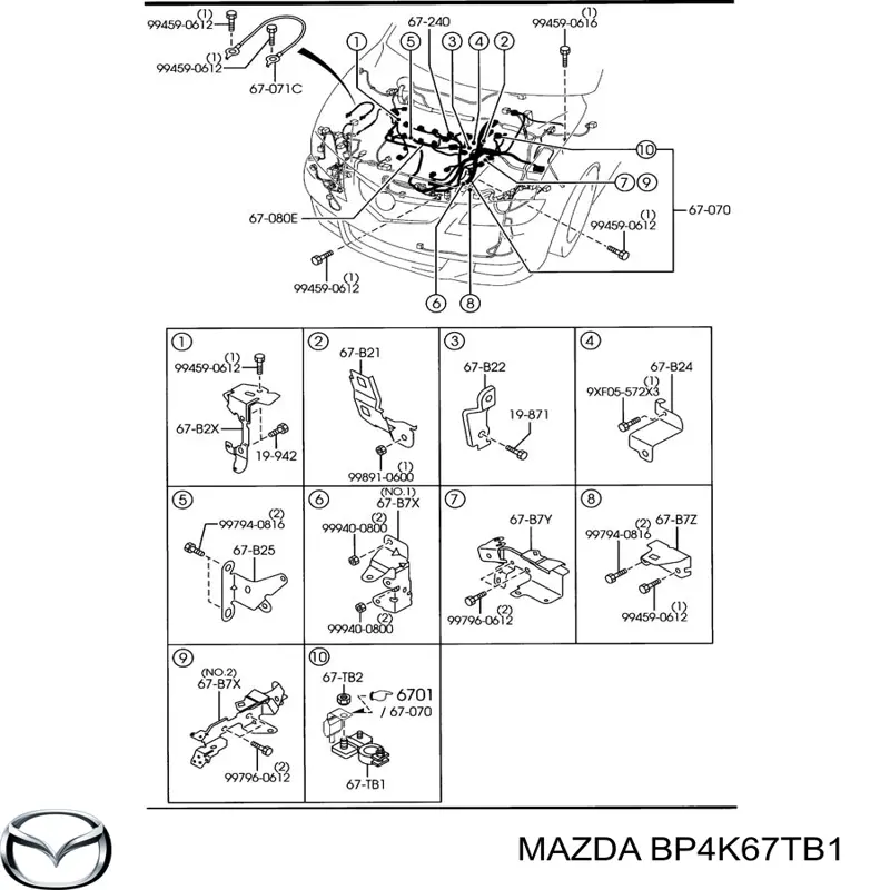 BP4K67TB1 Mazda 